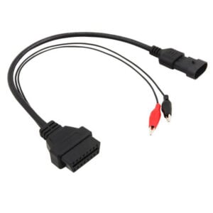 Fiat 3pin Alfa Lancia To OBDII 16 Pin Connector