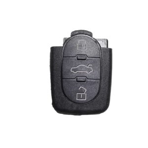 3-Button Radio Key Remote Control Case For Audi A2/A3/A4/A6 (Brown)