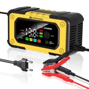 Smart Battery Charger 12V 7A LCD Display | Automatic Lead-Acid AGM Gel