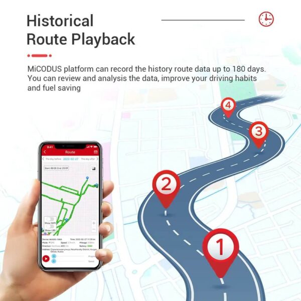 Mini OBD2 GPS Tracker for Car – Real-Time Vehicle Tracking Device with Voice Monitor, Overspeed Alarm & Lifetime Free App - Image 8