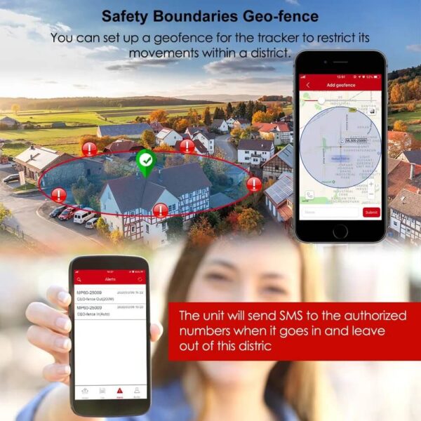 Magnetic GPS Tracker with 5000mAh Battery | Real-Time Tracking, Voice Monitoring, Temperature Sensor, IP65 Waterproof, Lifetime Free App Access - Image 11