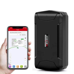 Magnetic GPS Tracker with 5000mAh Battery | Real-Time Tracking, Voice Monitoring, Temperature Sensor, IP65 Waterproof, Lifetime Free App Access