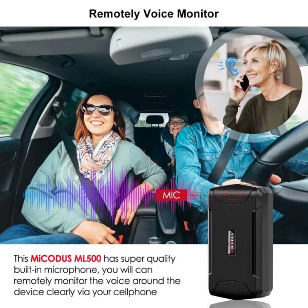 Magnetic GPS Tracker with 5000mAh Battery | Real-Time Tracking, Voice Monitoring, Temperature Sensor, IP65 Waterproof, Lifetime Free App Access - Image 8