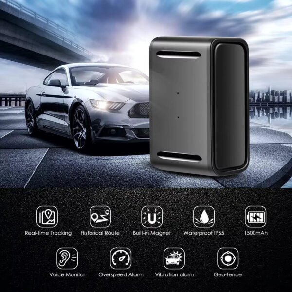 ML150 Mini Magnetic GPS Tracker with 1500mAh Battery, Voice Monitoring & IP65 Waterproofing | Real-Time Tracking for Vehicles, Assets & Personal Safety - Image 2