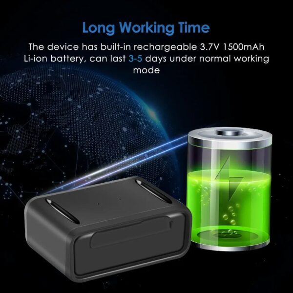 ML150 Mini Magnetic GPS Tracker with 1500mAh Battery, Voice Monitoring & IP65 Waterproofing | Real-Time Tracking for Vehicles, Assets & Personal Safety - Image 4