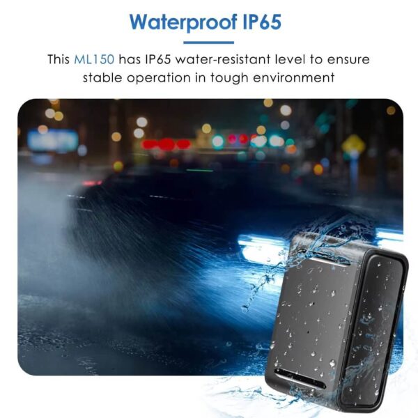 ML150 Mini Magnetic GPS Tracker with 1500mAh Battery, Voice Monitoring & IP65 Waterproofing | Real-Time Tracking for Vehicles, Assets & Personal Safety - Image 3