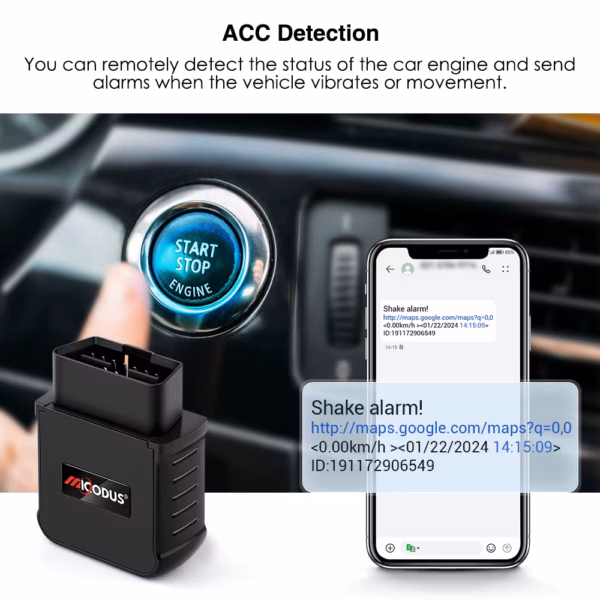 MV55G 4G OBDII GPS Tracker with Real-Time Tracking, CANbus Diagnostics & Voice Monitoring | Plug & Play Vehicle Tracker for Cars & Fleets - Image 10