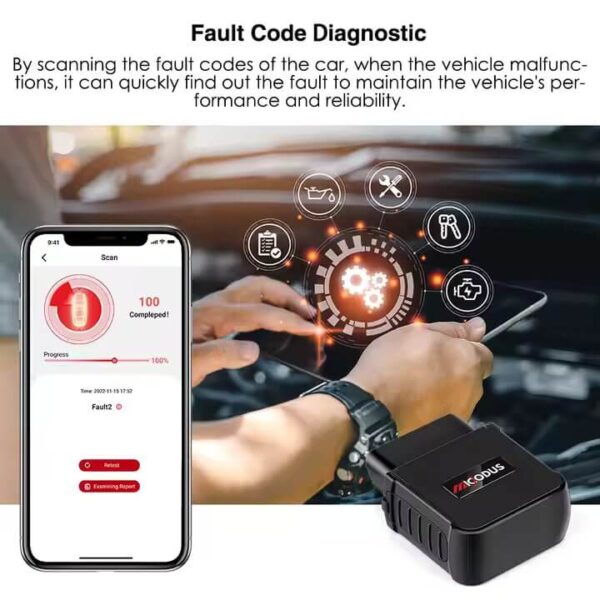 MV55G 4G OBDII GPS Tracker with Real-Time Tracking, CANbus Diagnostics & Voice Monitoring | Plug & Play Vehicle Tracker for Cars & Fleets - Image 3