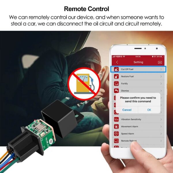 MV730 Hidden Relay GPS Tracker with Real-Time Tracking, Remote Engine Cut-Off & Anti-Theft Alerts | Compact 2G Vehicle Tracker for Cars, Motorcycles, Fleets - Image 8