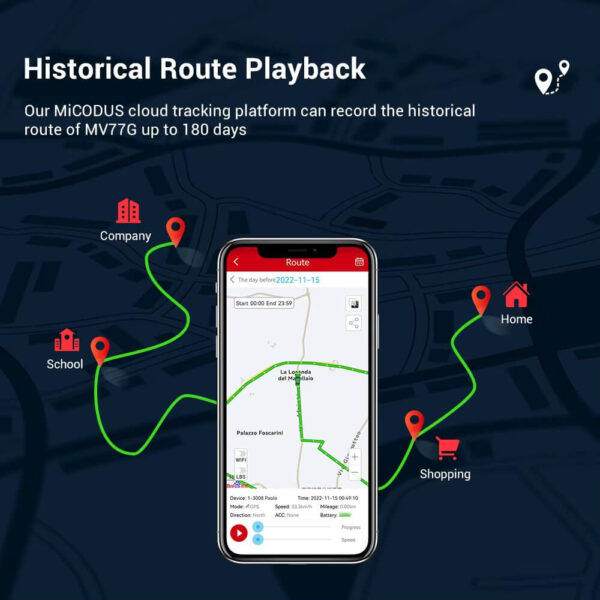 MV77G 4G GPS Tracker & USB Car Charger | Real-Time Vehicle Tracking, SOS Button, Voice Monitoring, Dual USB Ports, Lifetime Free App Access - Image 10