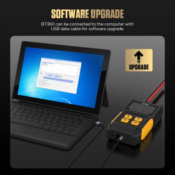 AUTOOL BT360 Battery Tester 12V/24V Cranking & Charging System Analyzer - Image 6