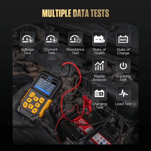 AUTOOL BT460 Car Battery Tester for 12 V and 24 V Systems - Image 3