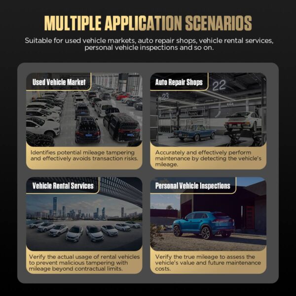 AUTOOL CS310 Odometer Reader – Multi-System Mileage Scanning with VIN, Fault-Code Clearing & Battery Diagnostics - Image 10