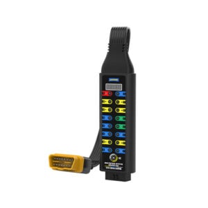 AUTOOL OBD2 Breakout Box Protocol Detector – Upgraded Version with LED Indicators, Voltage Display & Power Detection
