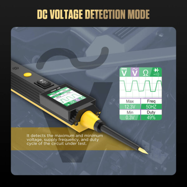 AUTOOL BT250 Automotive Electrical Circuit Tester with LCD Display and Overload Protection - Image 7