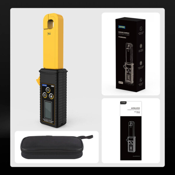 AUTOOL BT270 Leakage Current Clamp Meter with 1mA Resolution with 99-Set Data Memory - Image 12