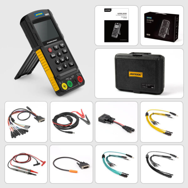 AUTOOL DM303 Professional Auto Diagnostic Multimeter with Oscilloscope & 12 Test Functions - Image 9