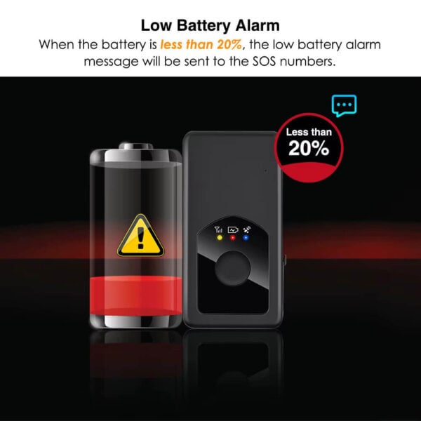Micodus MP90G 3000mAh GPS Tracker with 4G, SOS, Voice Monitor & App Access - Image 9