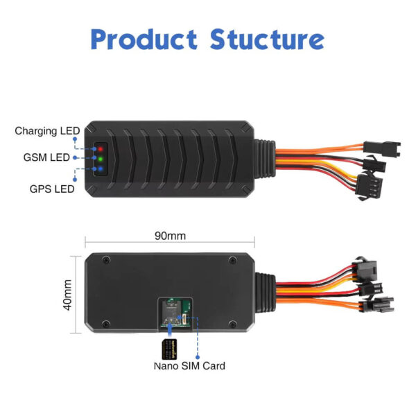 MiCODUS MV790 2G GPS Tracker with ACC Detection, Real-Time Tracking, Remote Engine Cut-Off, Vibration Alarm & More - Image 4