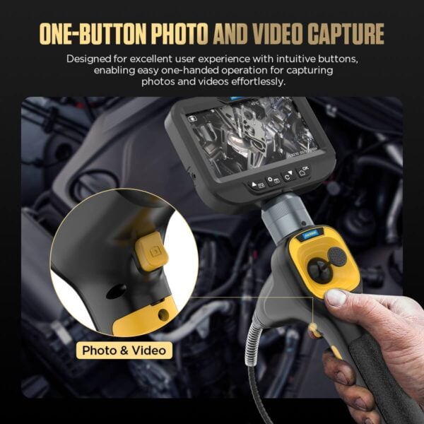 AUTOOL SVB308 360° Articulating Borescope with 1080p HD Camera, 4.3" Screen & Waterproof Probe - Image 10