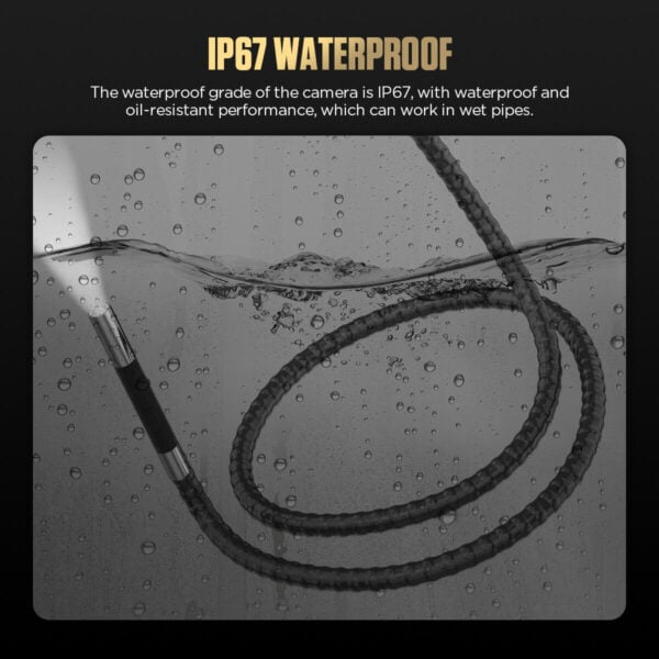 AUTOOL SVB308 360° Articulating Borescope with 1080p HD Camera, 4.3" Screen & Waterproof Probe - Image 9