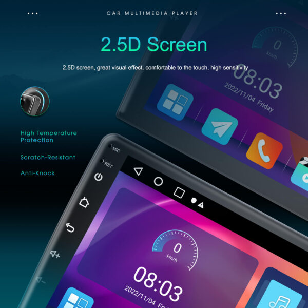9" Android 2DIN Car Stereo | 2GB+64GB | CarPlay & Android Auto | GPS | WiFi | FM | Touchscreen - Image 15