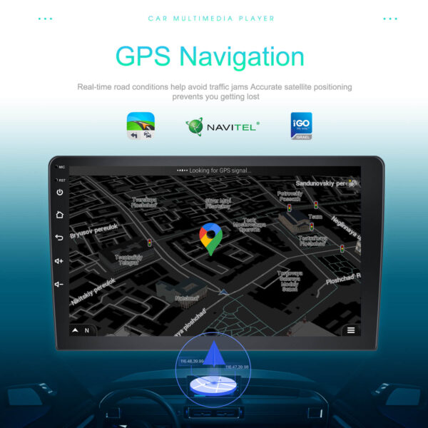 9" Android 2DIN Car Stereo | 2GB+64GB | CarPlay & Android Auto | GPS | WiFi | FM | Touchscreen - Image 5
