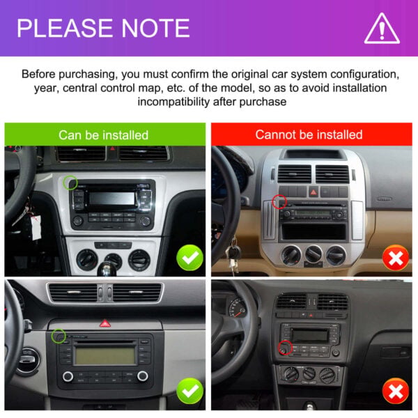 9-Inch Android 13 Double Din Car Stereo (VW & Seat) with Wireless Connection 4GB RAM + 64GB ROM (Passat,Golf,MK5,MK6,Jetta & More) - Image 24