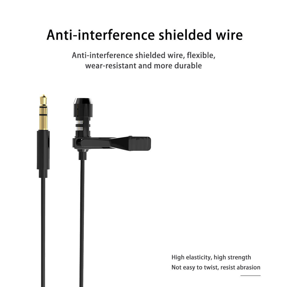 Lavalier Clip-On Microphone with Noise Reduction for Car Radio, Streaming & Interviews - Image 3