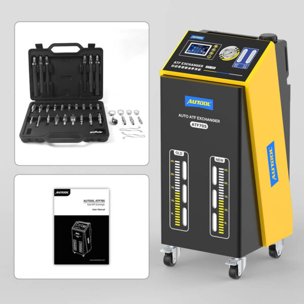 Autool ATF705 Automatic Transmission Fluid Exchanger with LCD Display and 2-Way Oil Cycle - Image 10