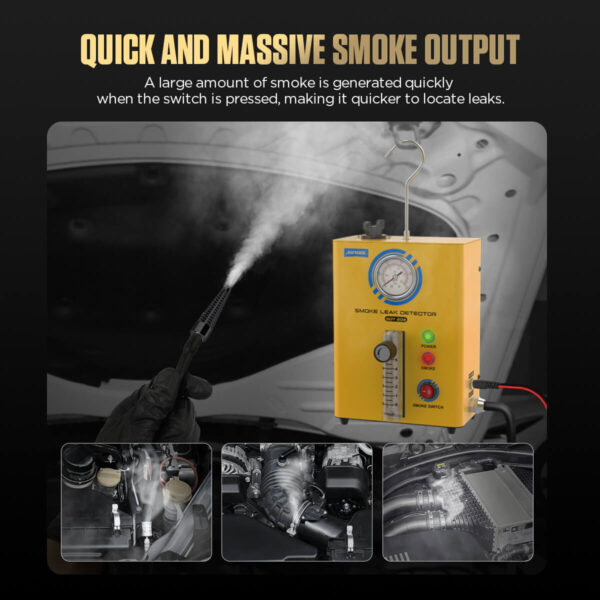 AUTOOL SDT203 EVAP Smoke Leak Detector with Internal Pump for Automotive Diagnostics - Image 8