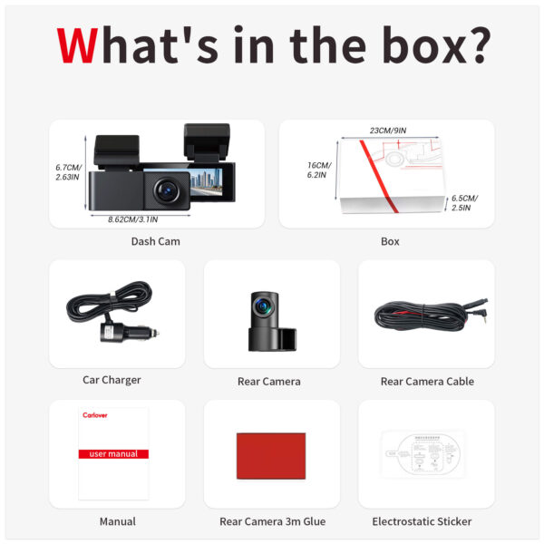 4K Dual Dash & Reverse Cam with Smart GPS & 5G WiFi Vehicle Recorder - Image 7