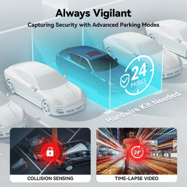 4K Mini Dash Cam Compact WiFi Vehicle Recorder - Image 6