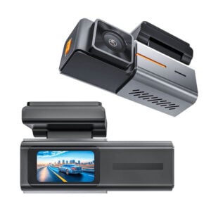 4K Dual Dash Cam Compact WiFi Vehicle Recorder with Optional GPS