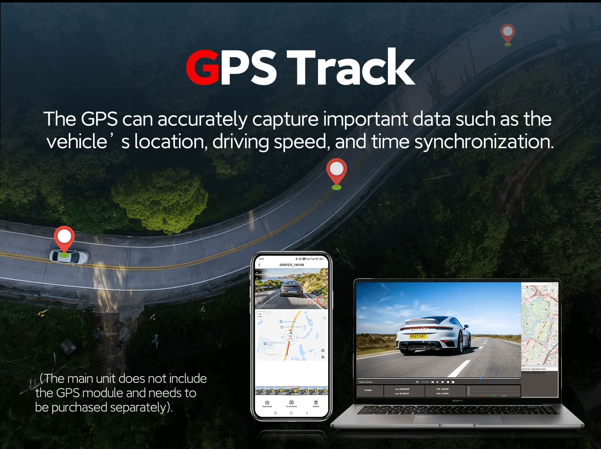 4K Dual Lens CarPlay & Android Auto Dash Cam Smart Rearview Mirror Recorder WiFi - Image 11