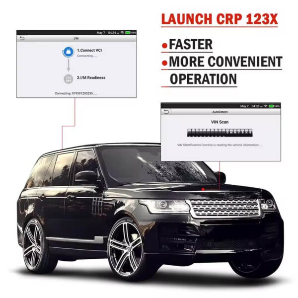 Launch CRP123X V3 64GB 4-System Diagnostic Scanner with 7 Reset Functions (Lifetime Free Updates) - Image 5
