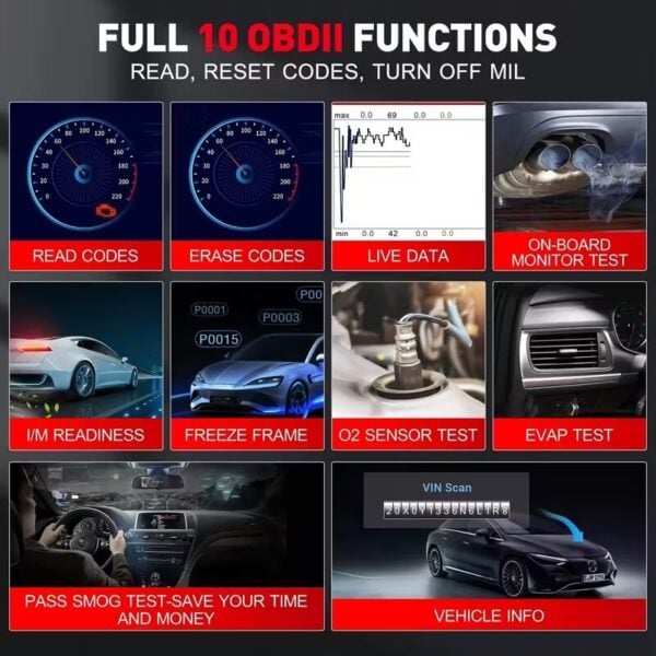 Launch CRP123X V3 64GB 4-System Diagnostic Scanner with 7 Reset Functions (Lifetime Free Updates) - Image 6