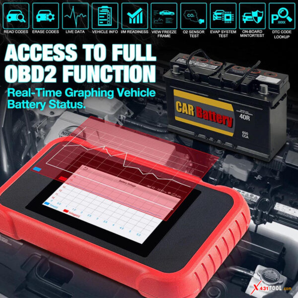 Launch CRP129X V3 64GB 4-System Diagnostic Scanner 12 Reset Functions - Lifetime Free Updates - Image 7