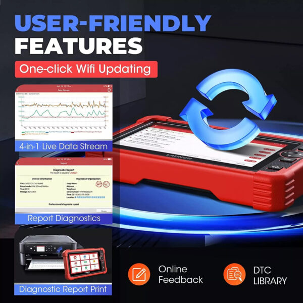 Launch X431 CRP919X Full System Diagnostic Scanner with ECU Coding, Bi-Directional Tests, 31+ Reset Functions, CAN-FD & DoIP - Image 11