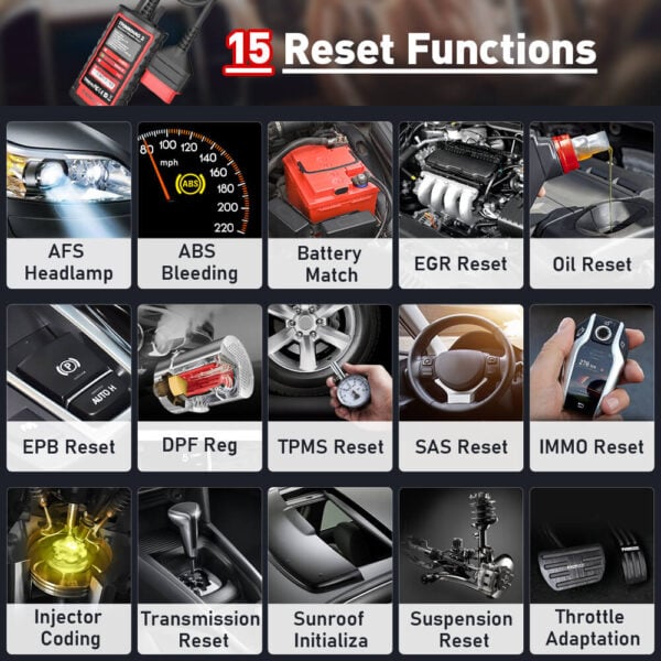 ThinkCar ThinkDiag 2 Full-System Bluetooth Diagnostic Scanner Bi-Directional Control, ECU Coding & 15+ Reset Functions | 1 Year Full Software - Image 2