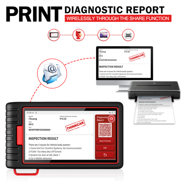 ThinkCar ThinkScan Max 2 Full System Diagnostic Tool with CAN-FD, ECU Coding, Active Tests & 28+ Service Functions - Image 10