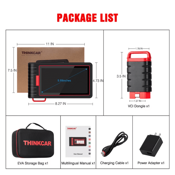 ThinkCar ThinkScan Max 2 Full System Diagnostic Tool with CAN-FD, ECU Coding, Active Tests & 28+ Service Functions - Image 11