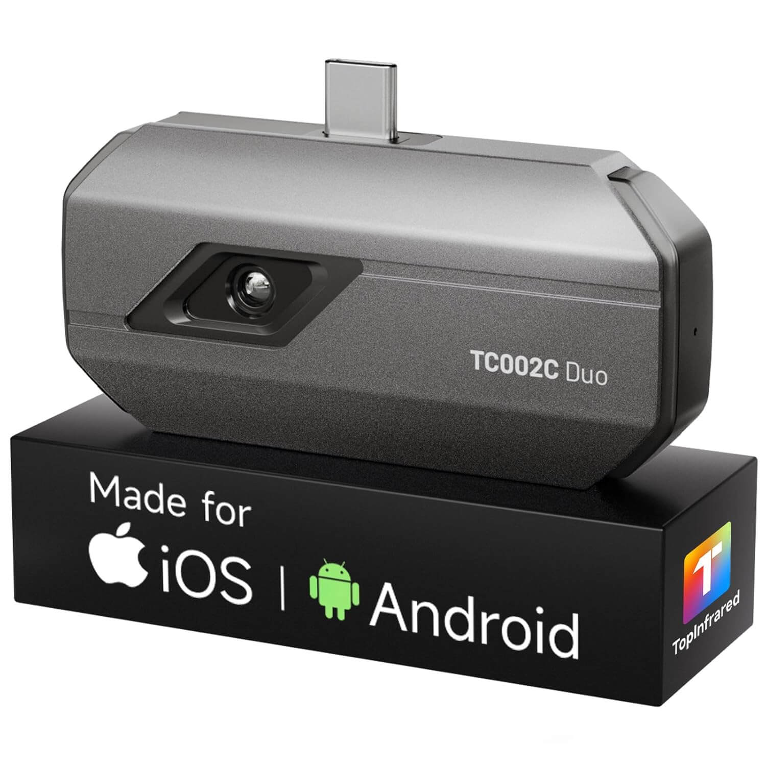 TOPDON TC002C Duo Thermal Imaging Camera, 256×192 IR, USB-C, Android & iOS Compatible