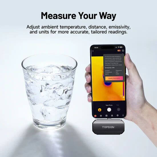 TOPDON TC002C Duo Thermal Imaging Camera, 256×192 IR, USB-C, Android & iOS Compatible - Image 11
