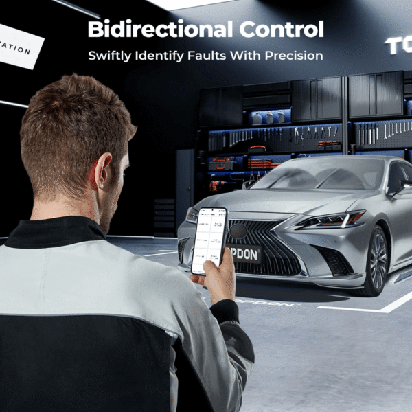 TOPDON TopScan Master OBD2 Diagnostic Scanner with Bluetooth, Full System Car Diagnostics Tool with Bi-Directional Control and Service Functions - Image 11