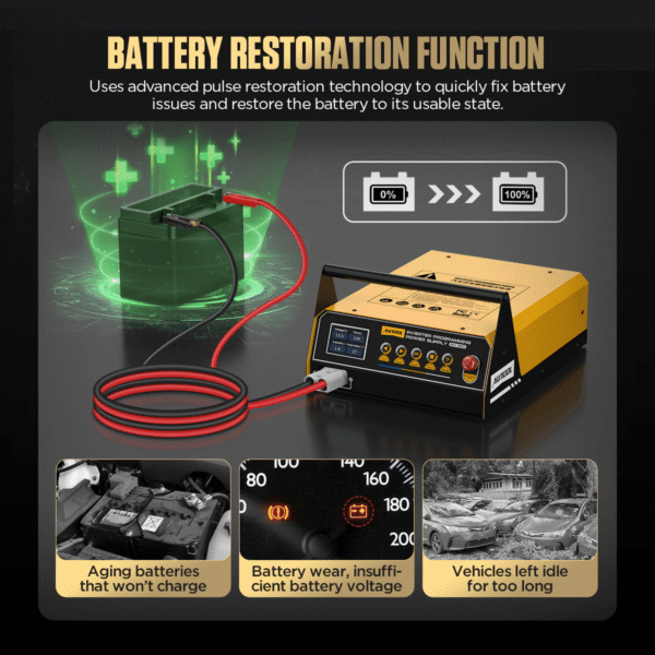 AUTOOL EM365 Automotive Uninterruptible Power Supply Inverter 110V 220V Battery Charger Jump Starter - Image 6