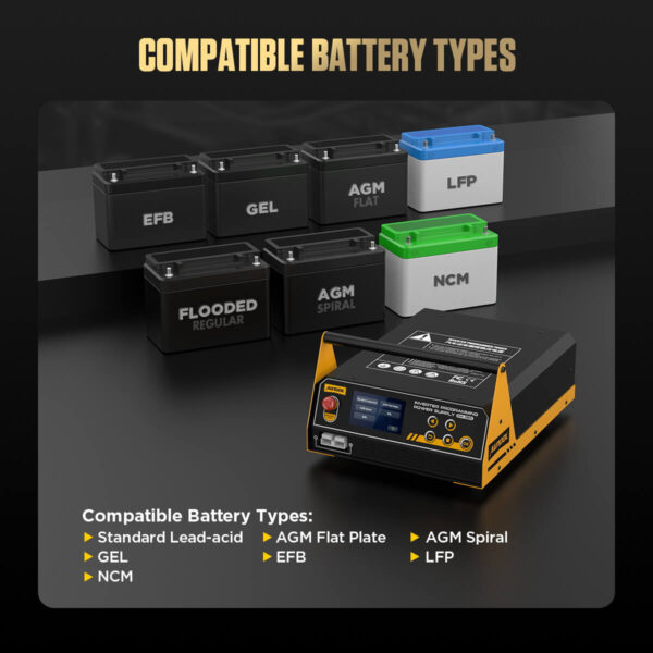 AUTOOL EM385 ECU Programming Power Supply 12V Adjustable Inverter - Image 5