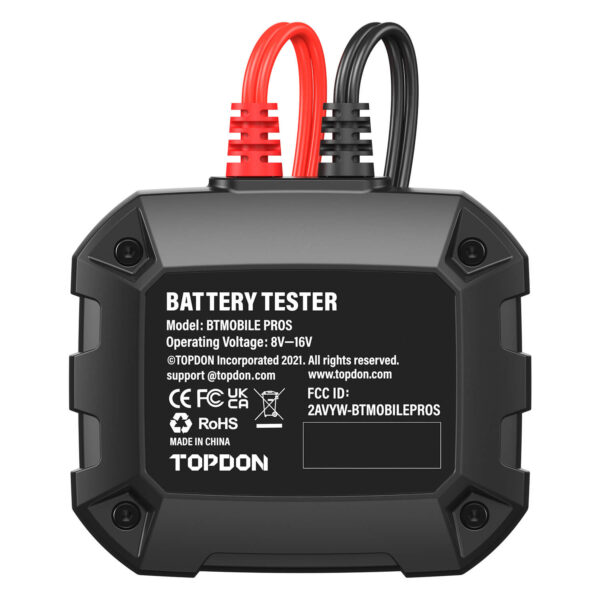 TOPDON BTMobile ProS Bluetooth 12V Battery Analyzer - Image 3