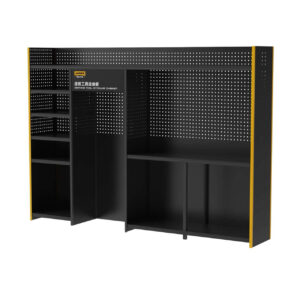AUTOOL T43 Workshop Tool Storage Cabinet, Heavy Duty Pegboard Storage System