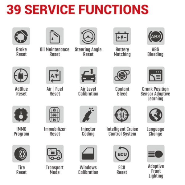 Launch X431 PRO3 SE Car Diagnostic Scanner full-system tool with 39 service functions, CAN FD, DoIP & 3 year free updates - Image 4